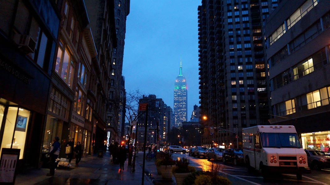 Empire State Building from Broadway