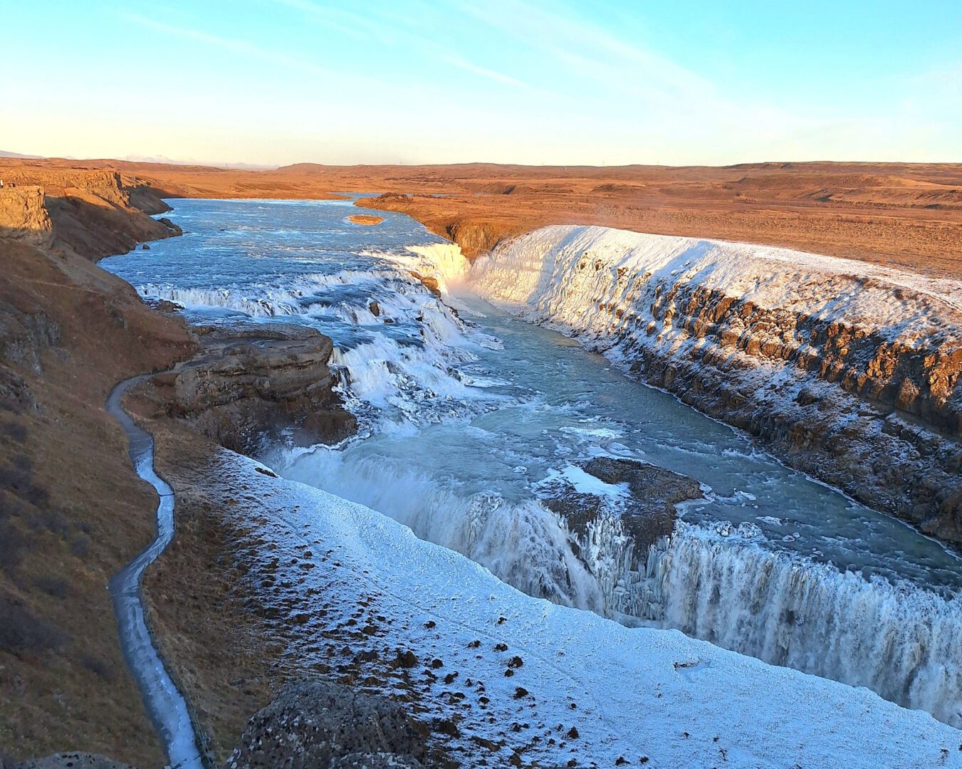 gullfoss, golden circle in iceland