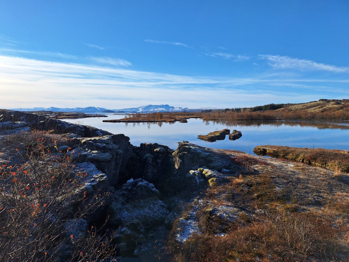 Thingvellir national park in iceland