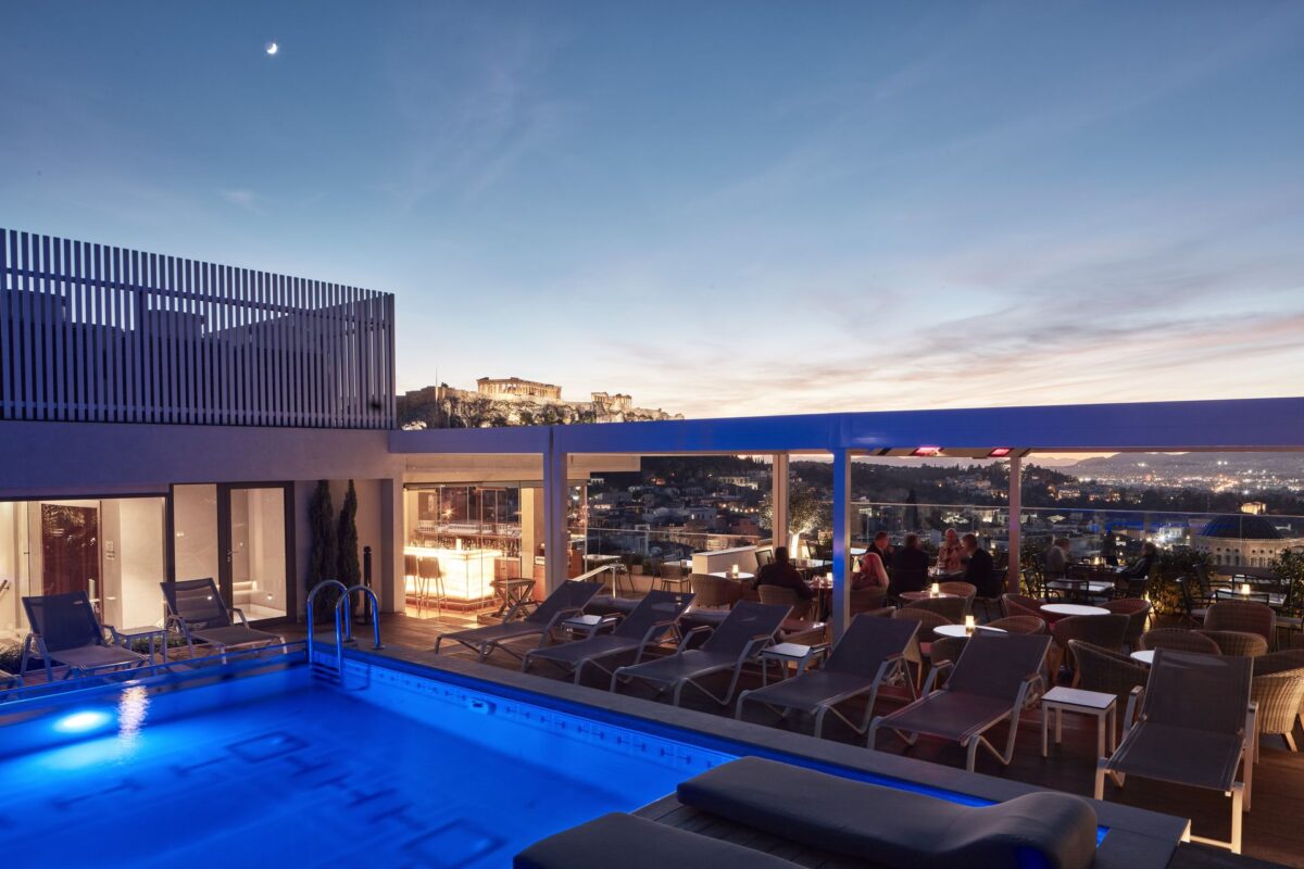electra athens eco hotel with views of the acropolis