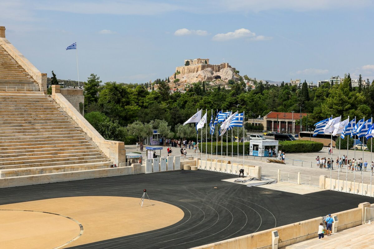 Panathenaic Stadium in Athens, Greece.