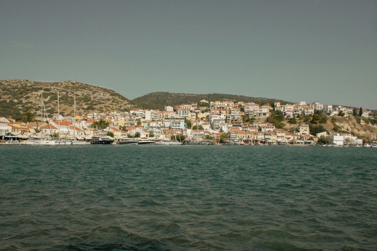 samos in greece, part of the north aegean island group