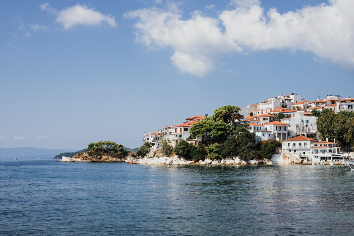 skiathos, sporades greek island group